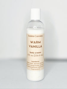 Warm Vanilla Body Cream