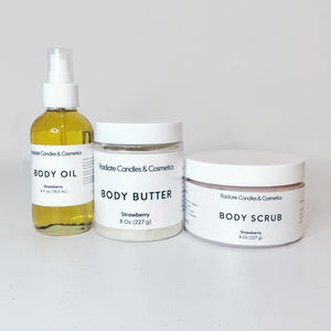 Strawberries & Cream Body Bundle